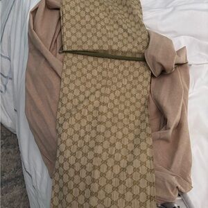 Gucci Beige Monogram pants